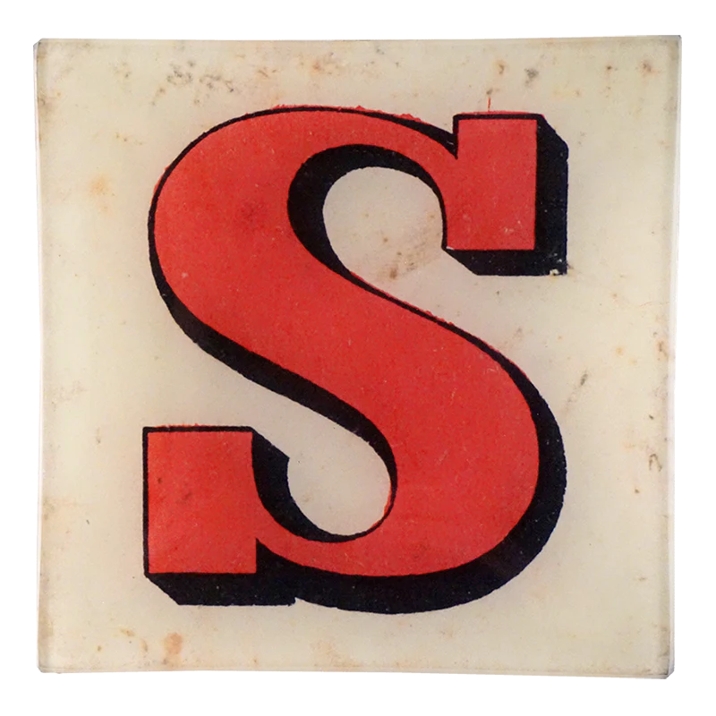 Block Letter S