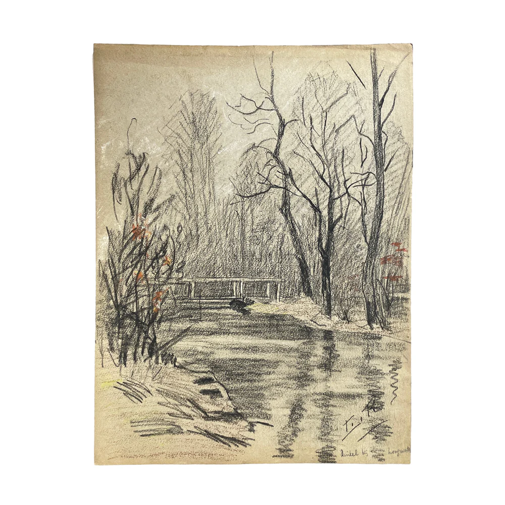 Evert Rabbers Landscape Drawing 223