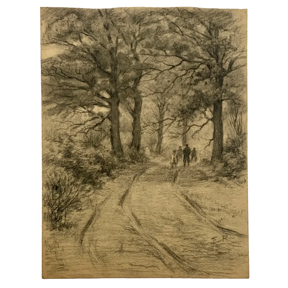Evert Rabbers Landscape Drawing 58