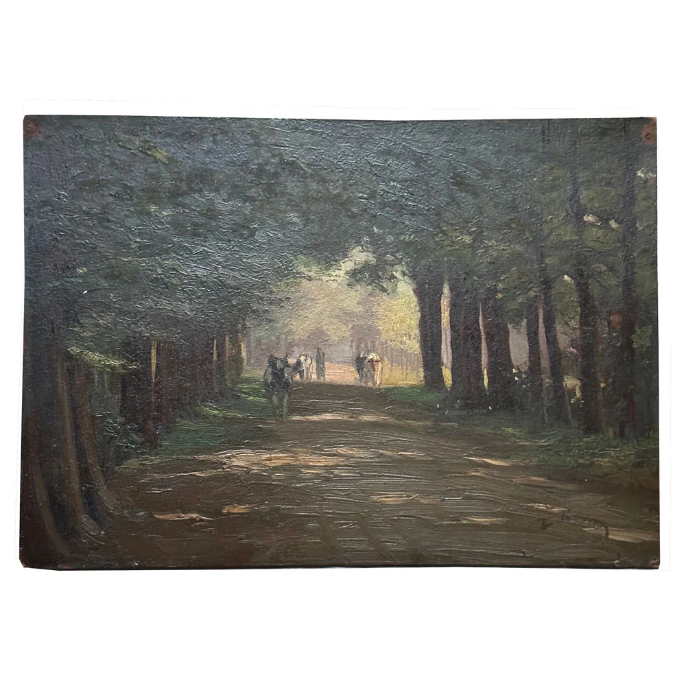 Evert Rabbers Landscape Painting (2342)