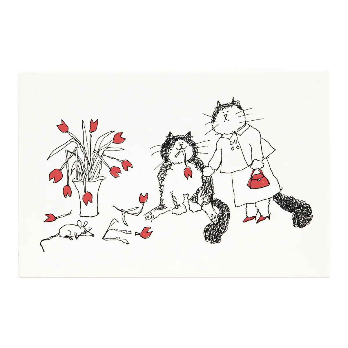 Grace Coddington "Naughty Jimi" Card & Envelope