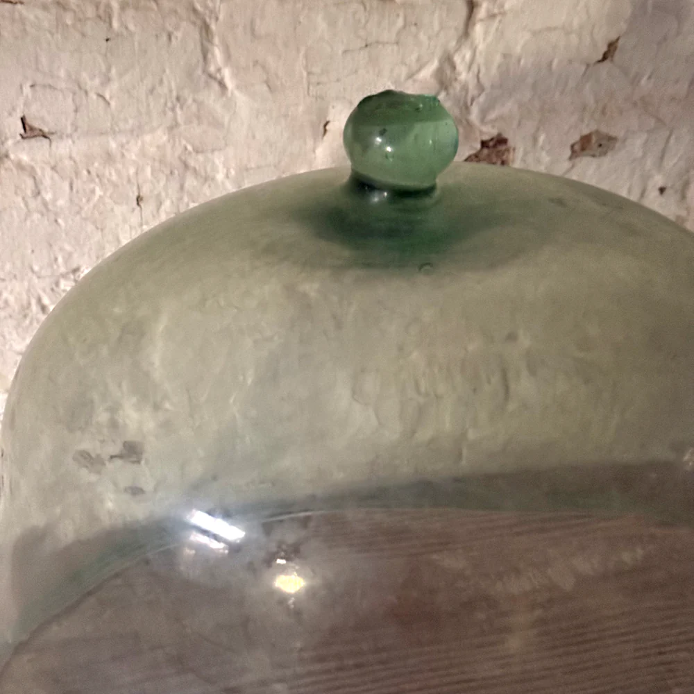 Large 19th-century French Glass Cloche de Melon (LG-01) - Image 2