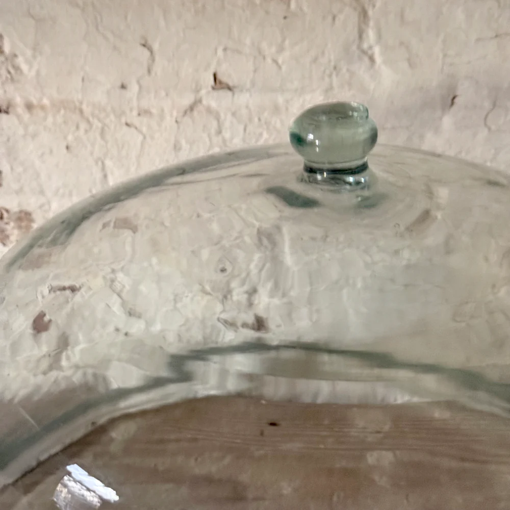 Large 19th-century French Glass Cloche de Melon (LG-02) - Image 2