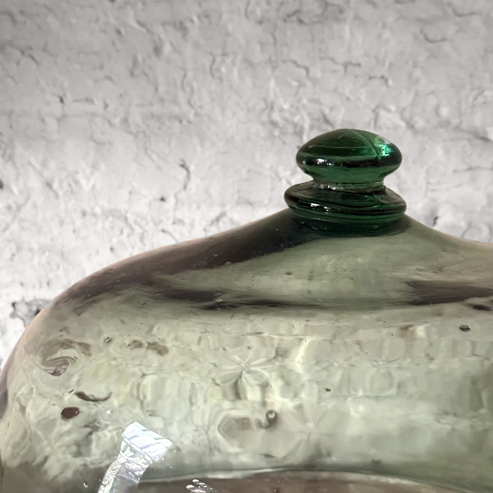 Large 19th-century French Glass Cloche de Melon (LG-03) - Image 2