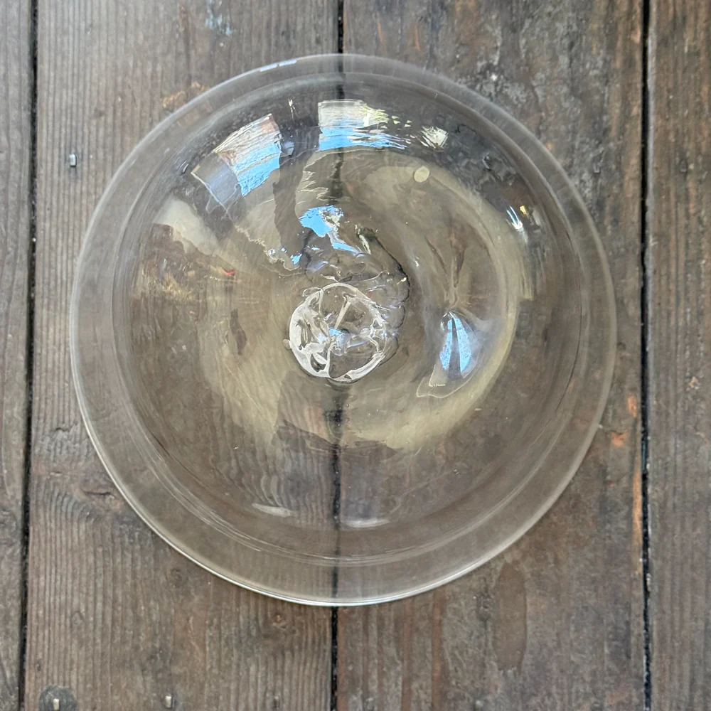 Large 19th-century French Glass Cloche de Melon (LG-09) - Image 2