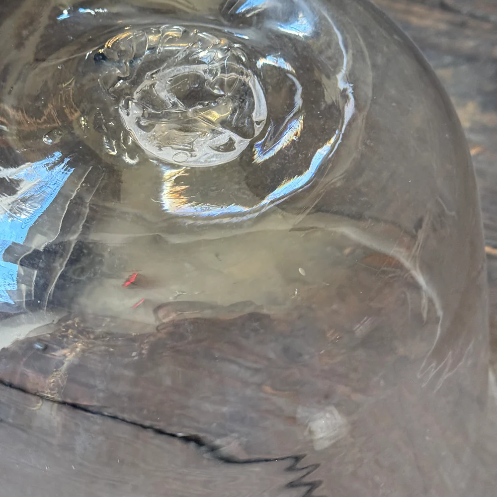 Large 19th-century French Glass Cloche de Melon (LG-09) - Image 4