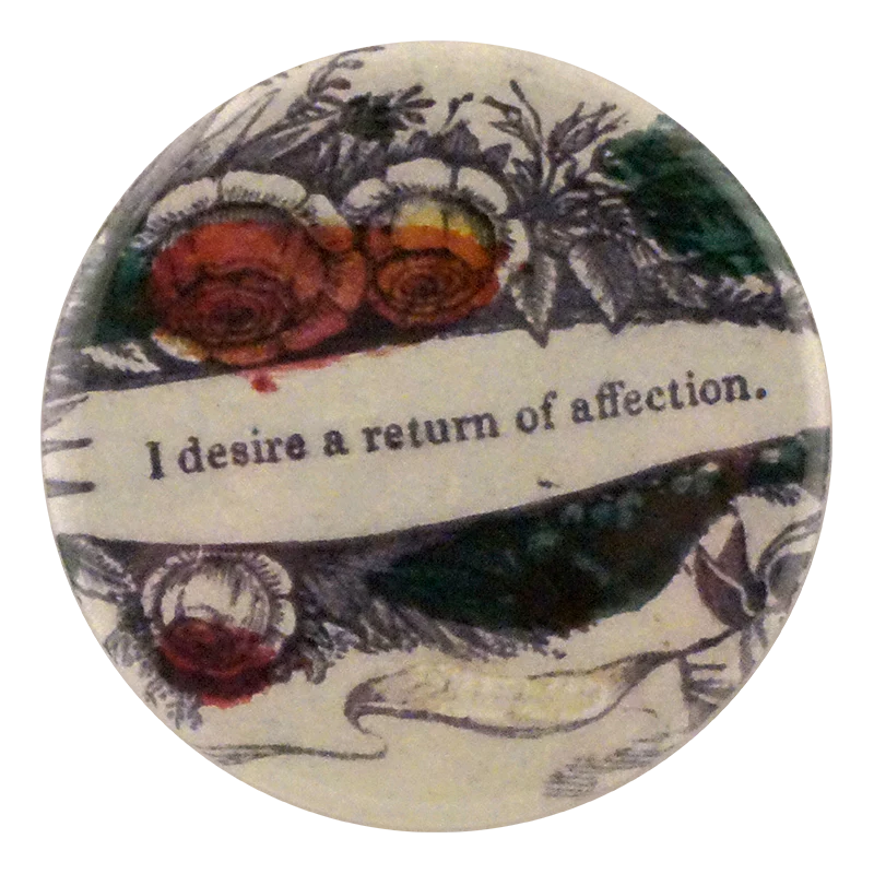 I desire a return of affection