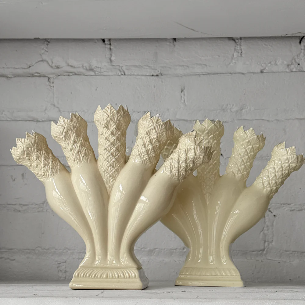 Pair of Vintage Wedgwood Colonial Posy Holders