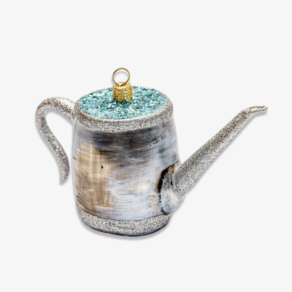Silver Watering Can Ornament